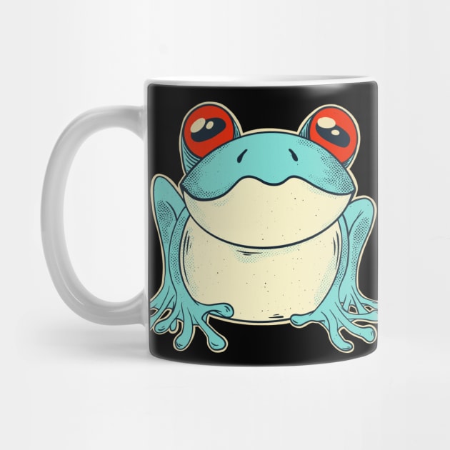 Frog Cottagecore Aesthetic Animal Lover by Foxxy Merch